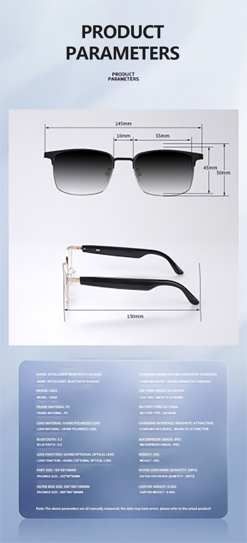 Bluetooth Glasses