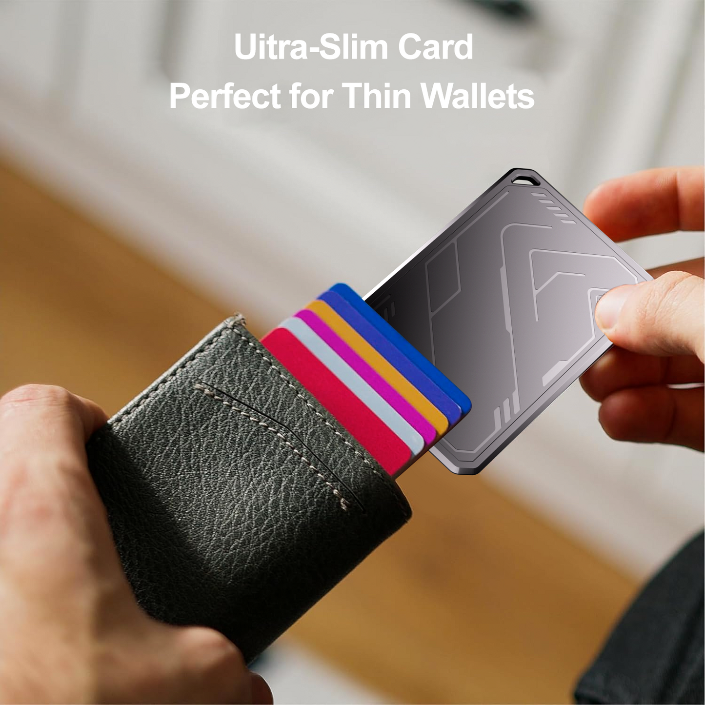 Key wallet - Apple Find My anti-lost device