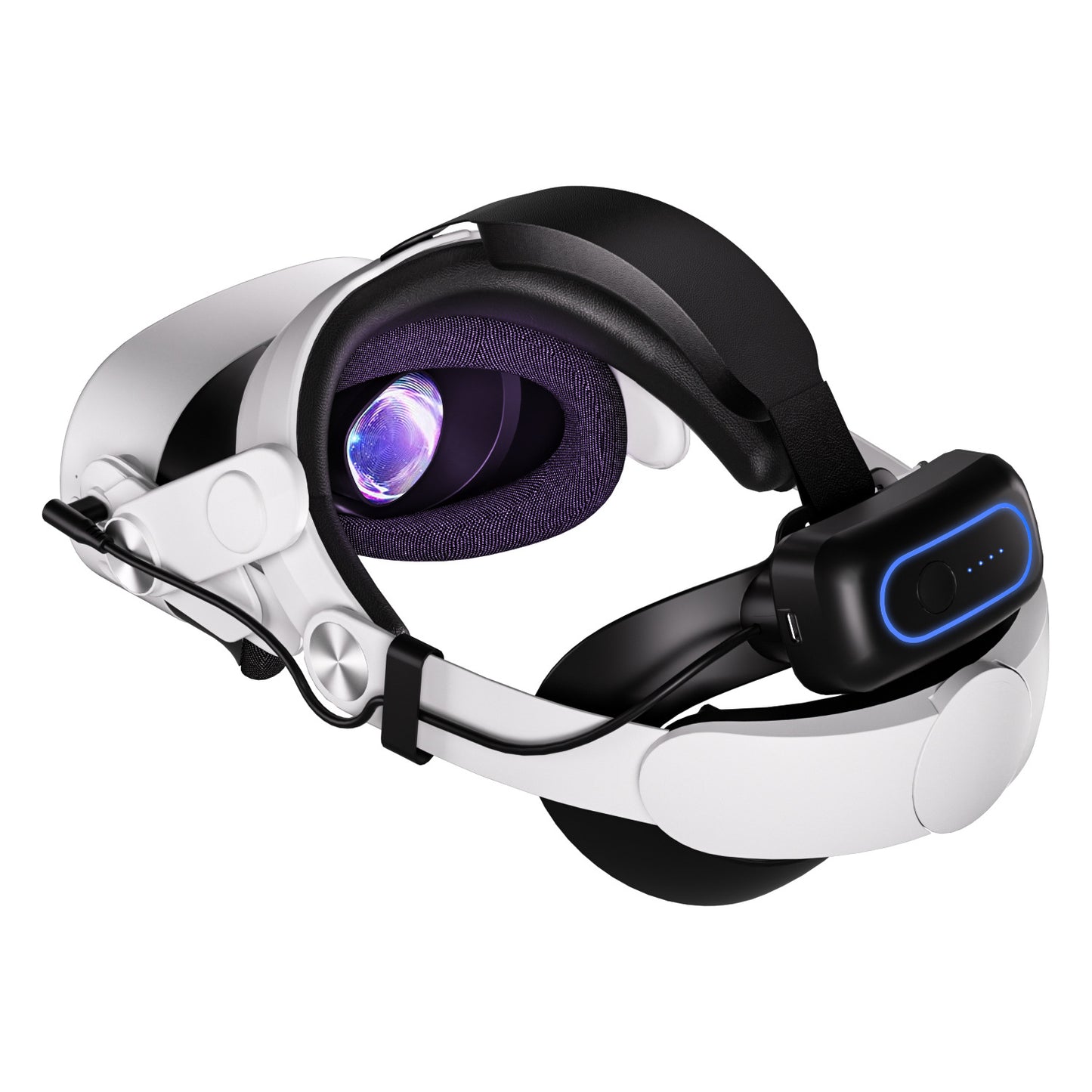 Meta Quest3/Quest3s head strap with magantic battery