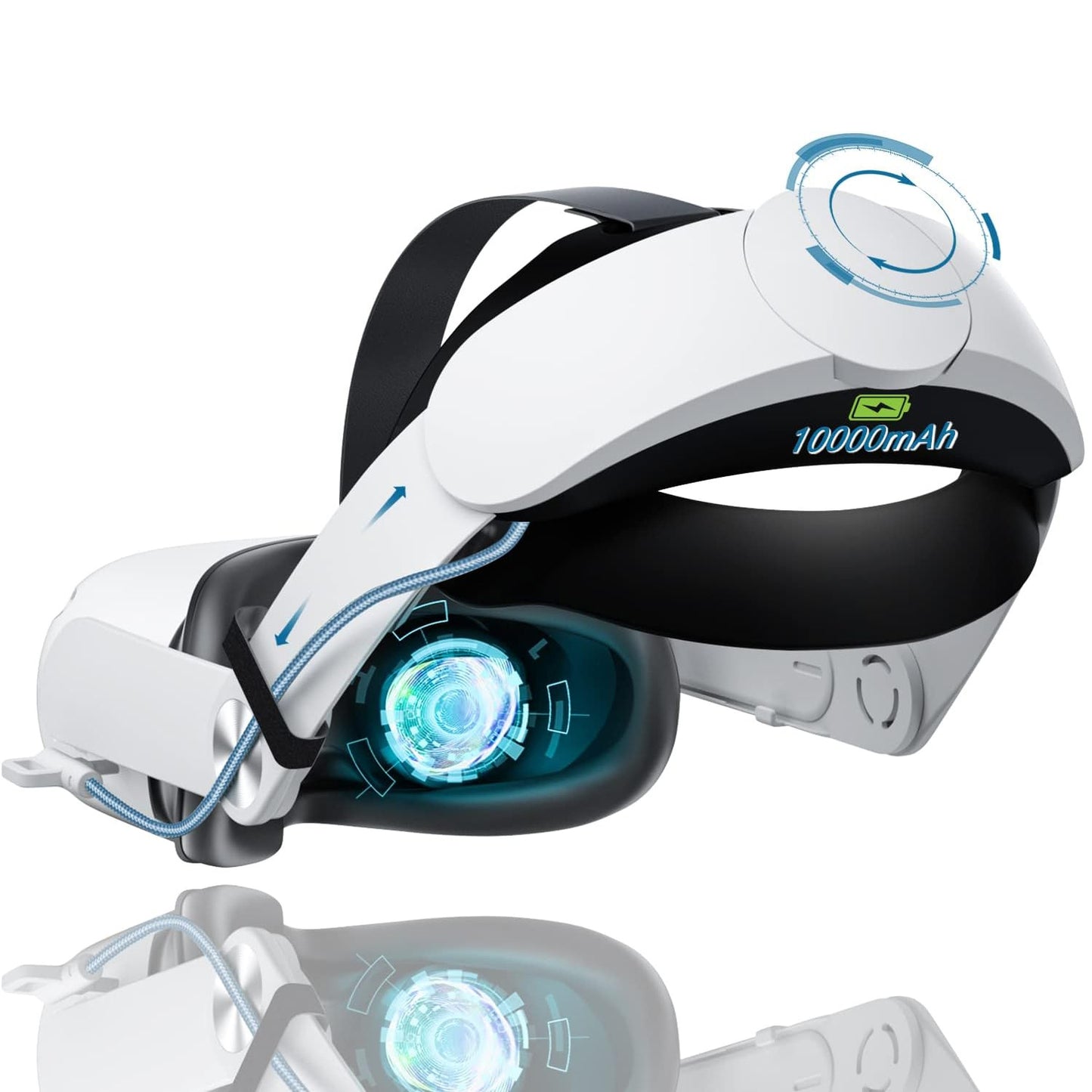 Meta Quest2 Head Strap with Battery