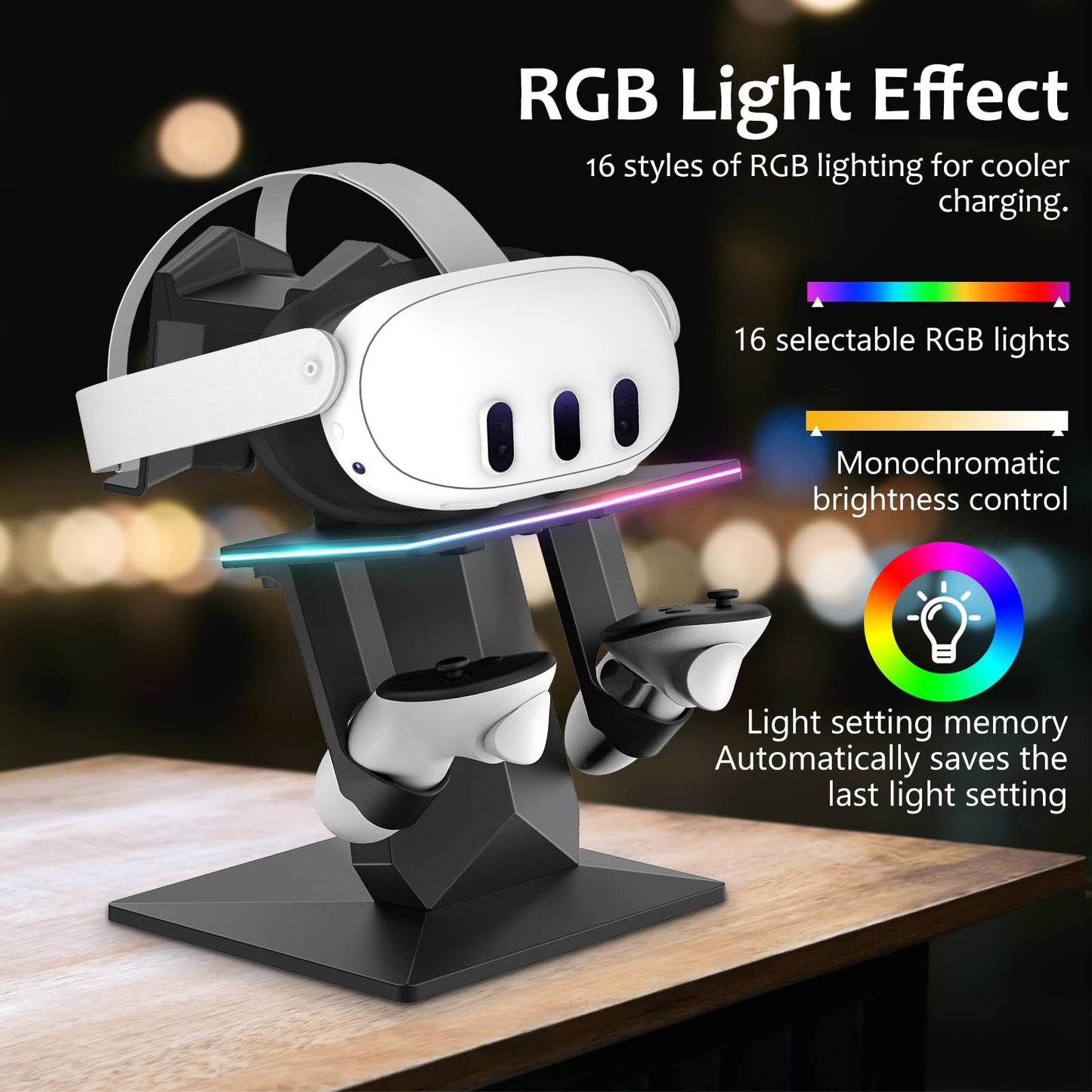RGB Charging dock For quest2/3/3s