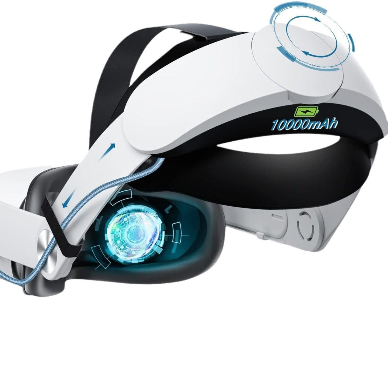 Meta Quest2 Head Strap with Battery