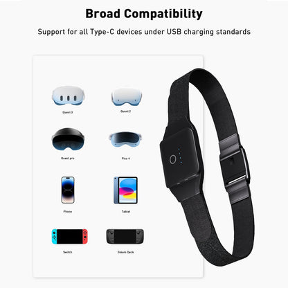 Meta Quest2/3/3s   Belt Power Bank