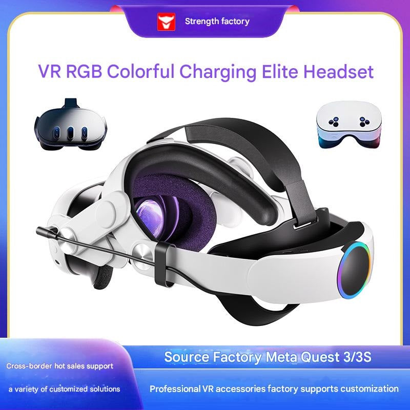 Meta Quest3/Quest3s head strap with battery