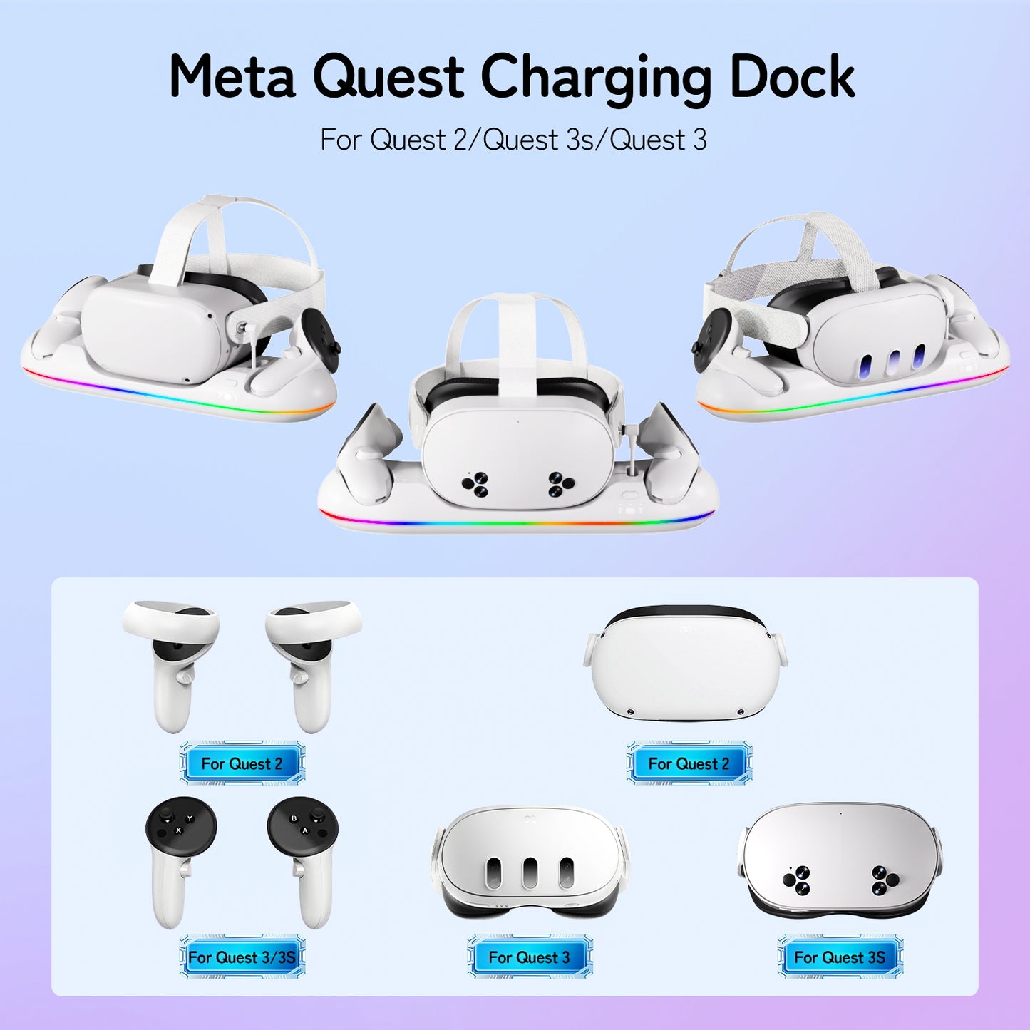 Quest2/3/3s Charging Dock