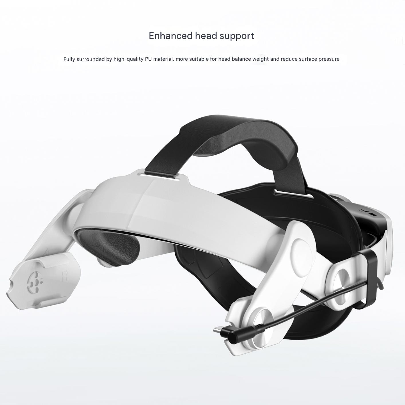 Meta Quest3/Quest3s head strap with battery