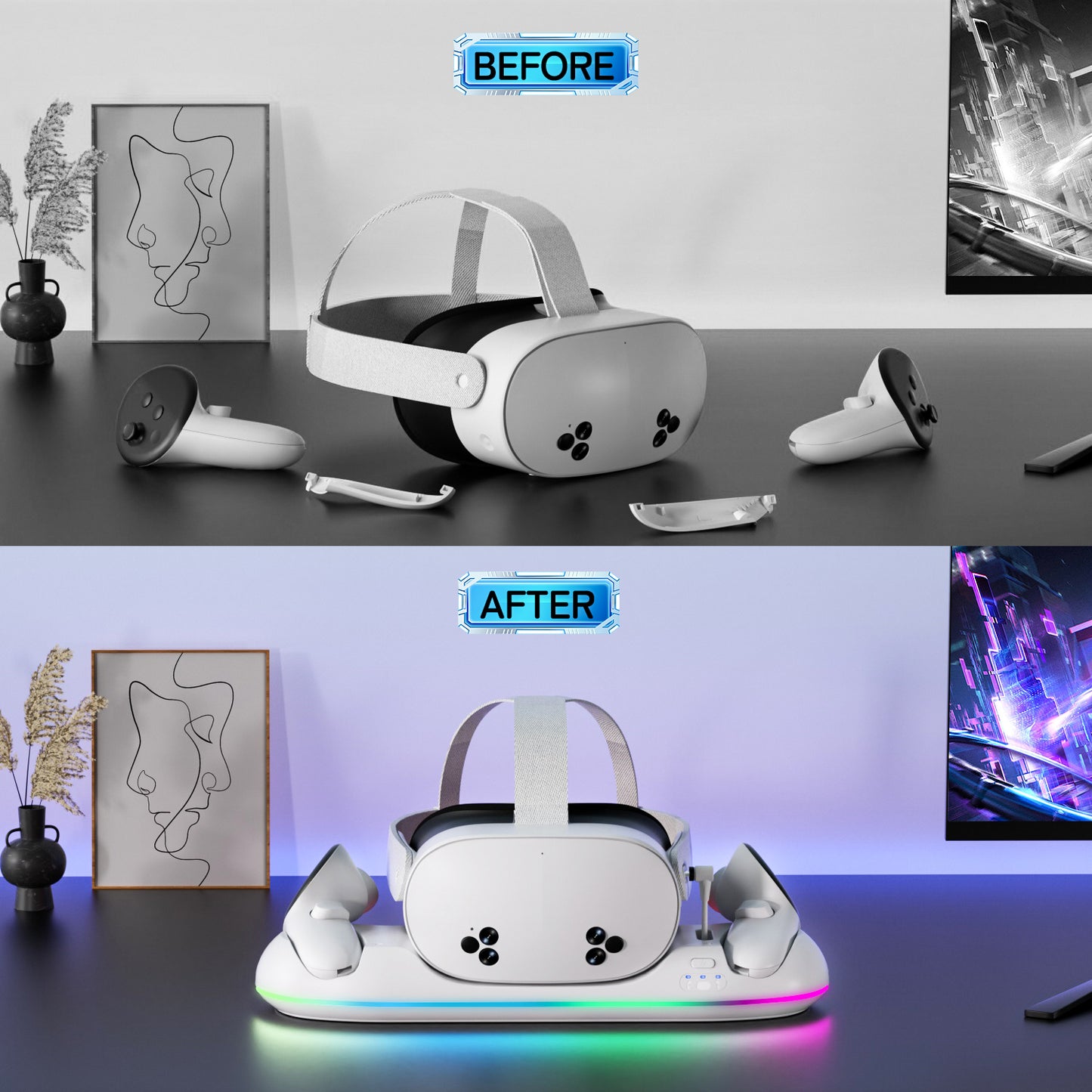 Quest2/3/3s Charging Dock