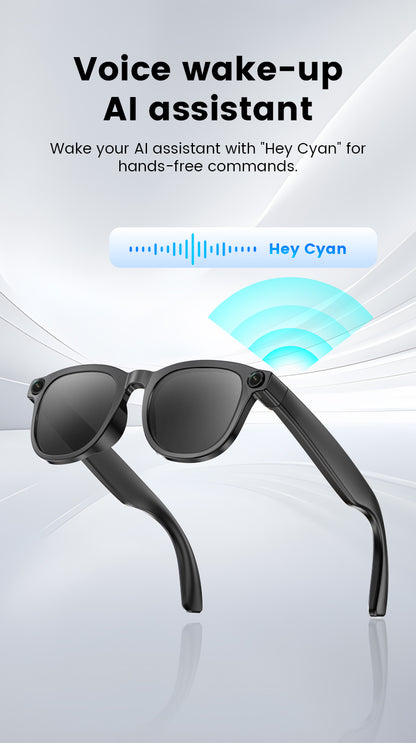 High-Quality Bluetooth Smart Glasses AI Smart Eyewear for Video Recording Photography and Translation