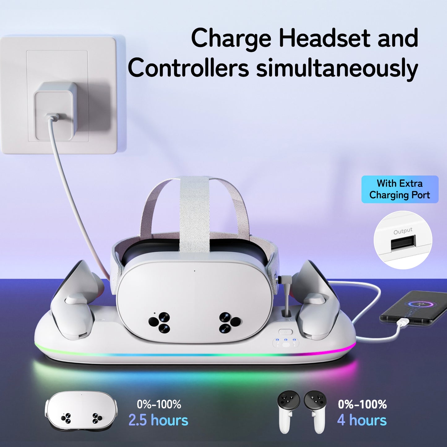 Quest2/3/3s Charging Dock