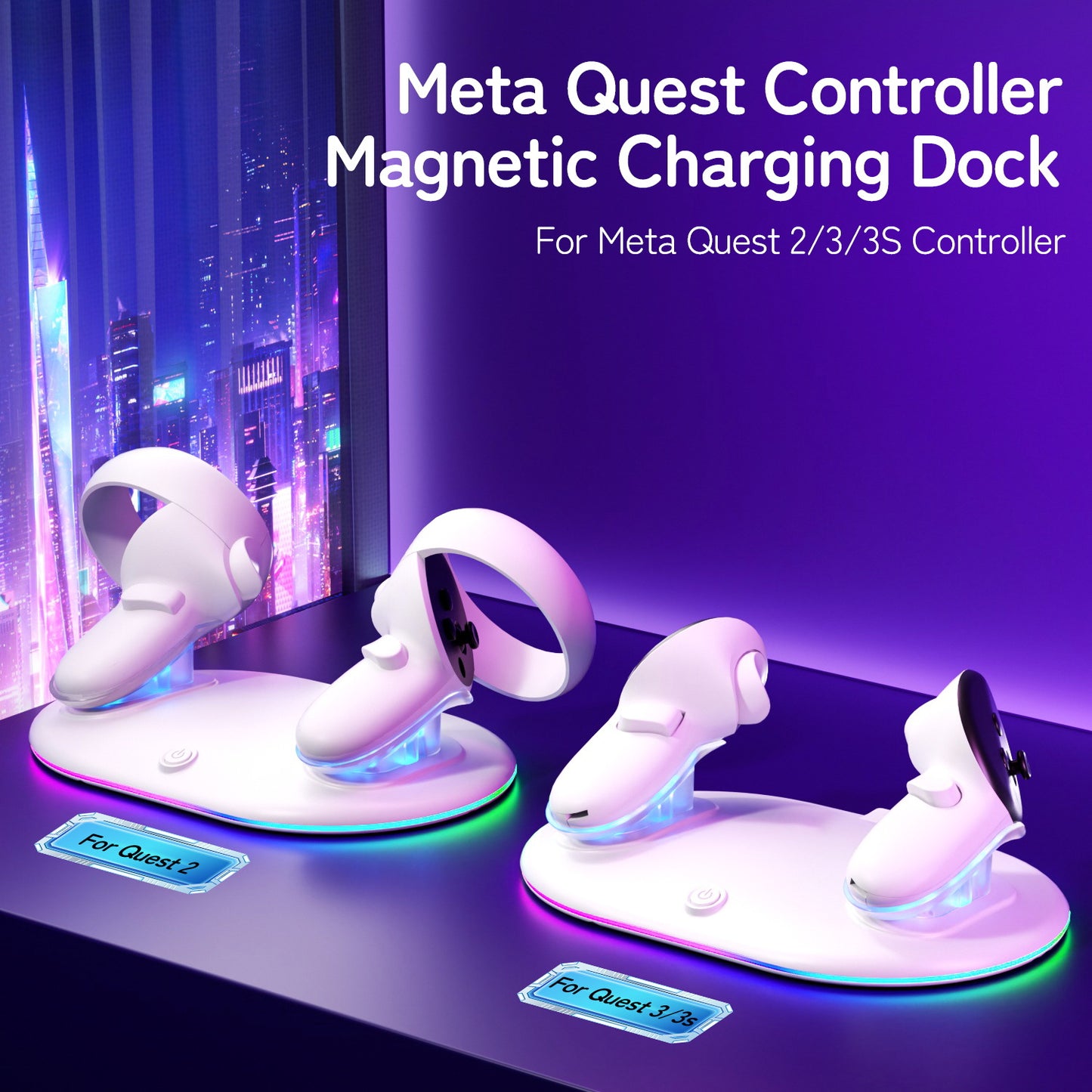 Quest2/3/3s Controller charging dock