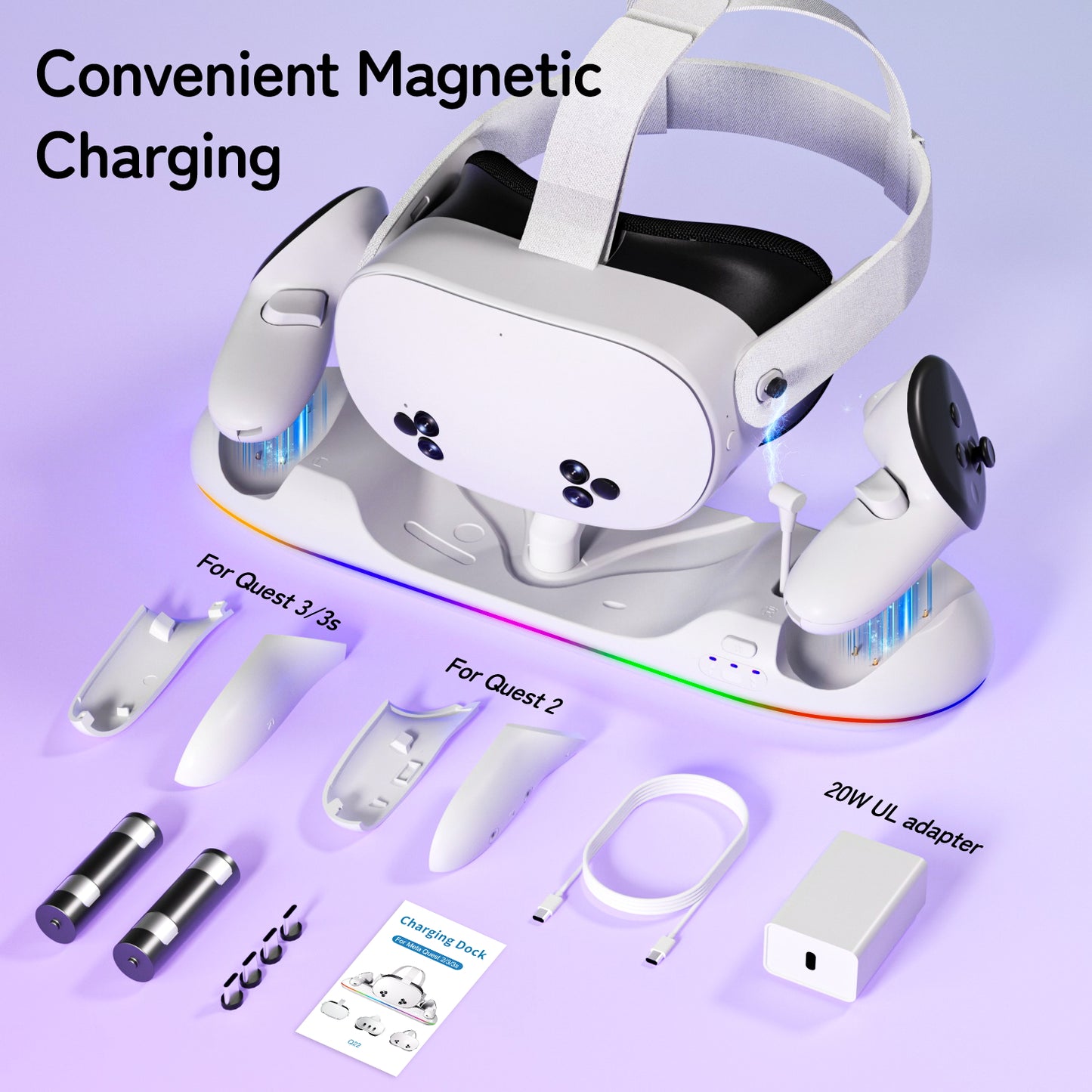 Quest2/3/3s Charging Dock