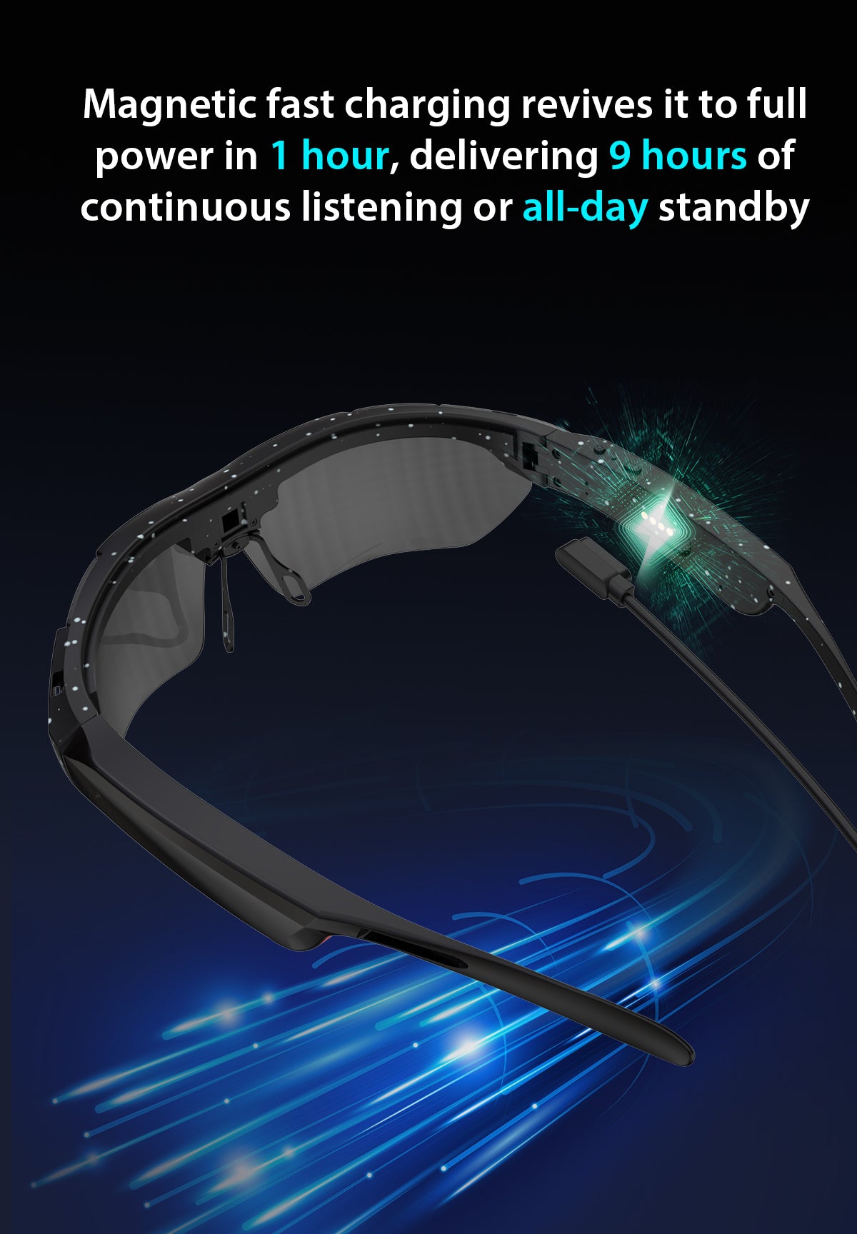 AI Smart Camera glasses