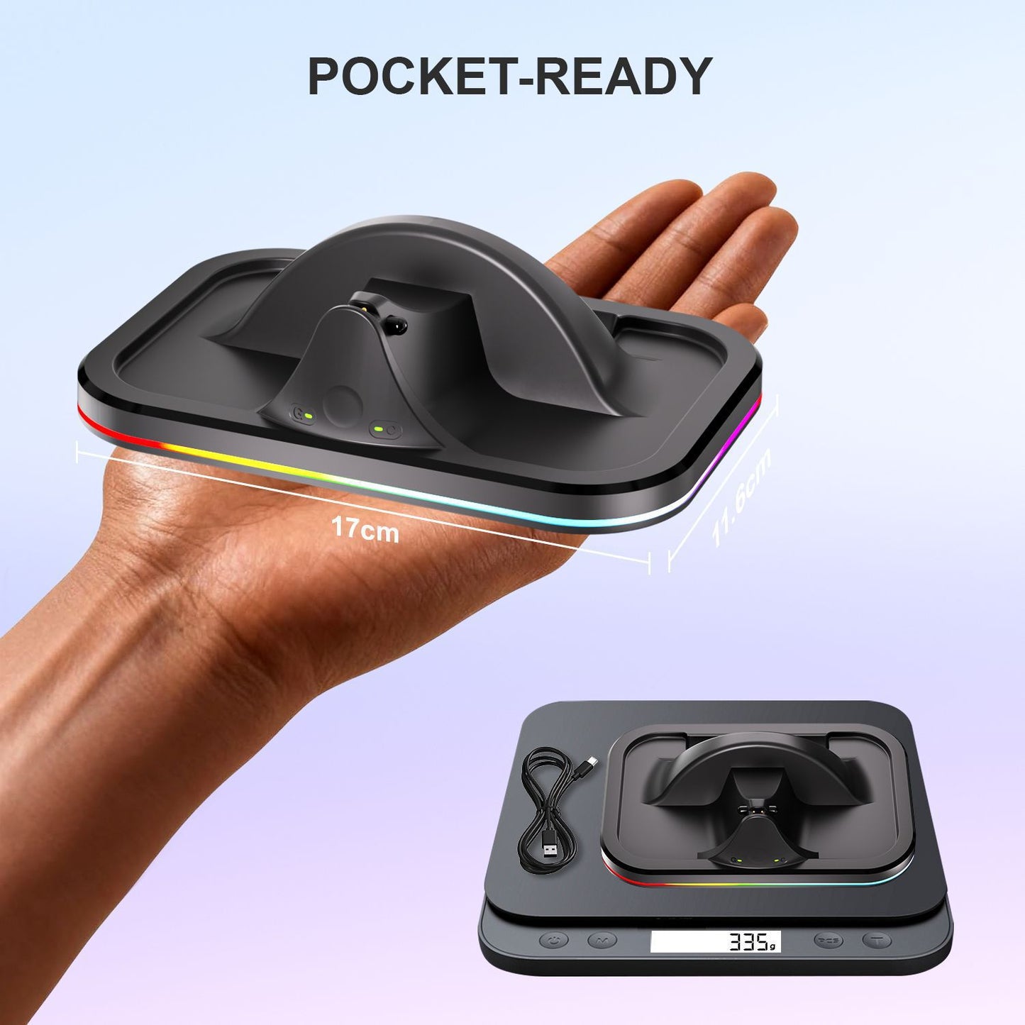 2-in-1 charging stand for Ray-Ban Meta