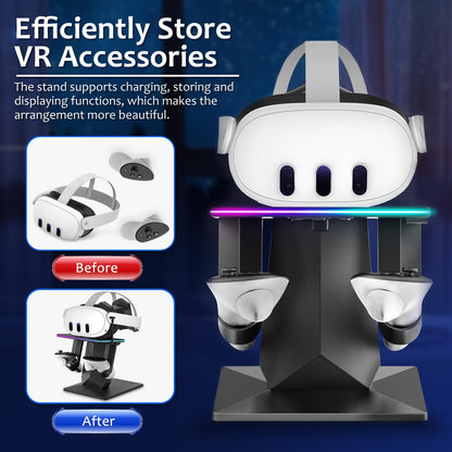 RGB Charging dock For quest2/3/3s