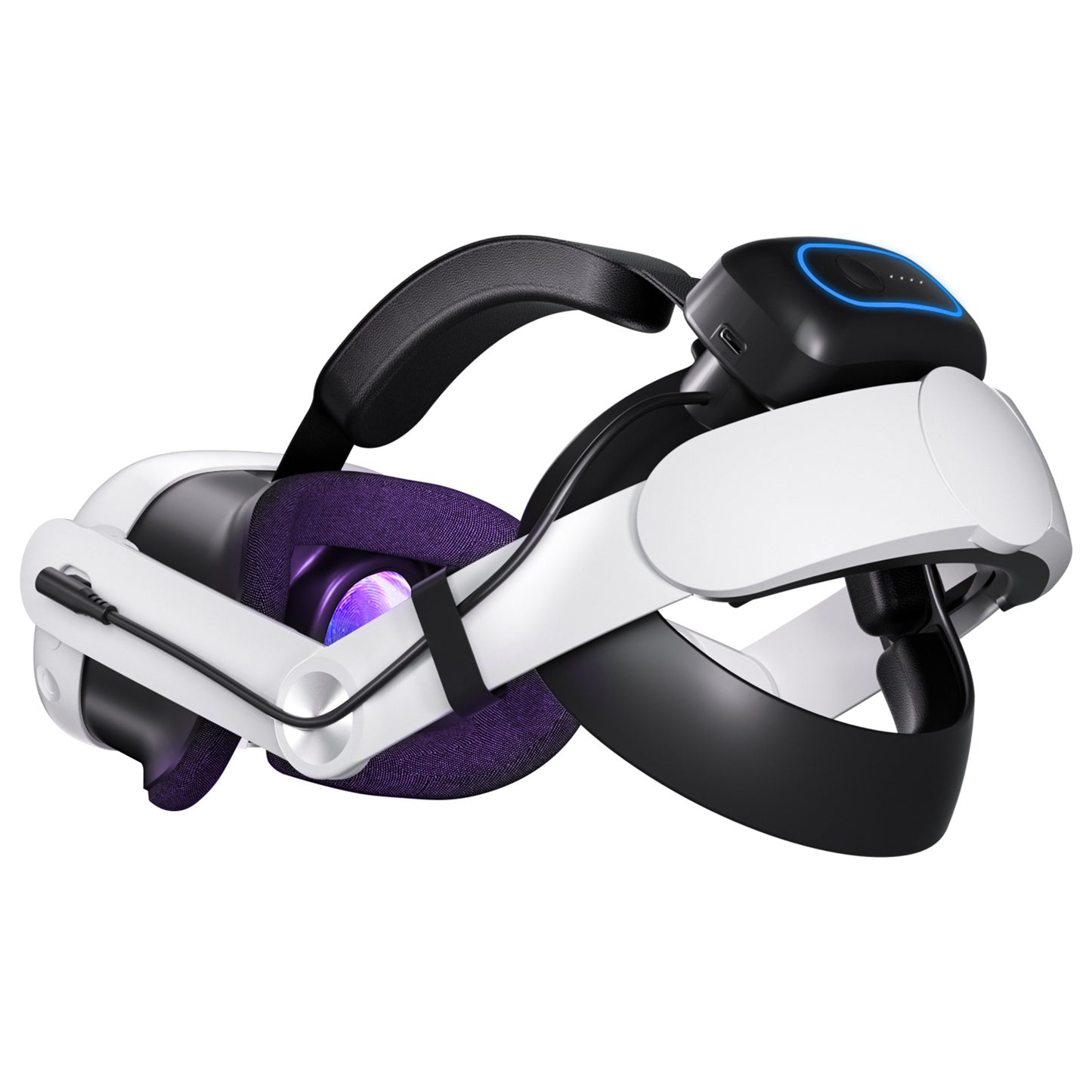 Meta Quest3/Quest3s  head strap with magnetic battery