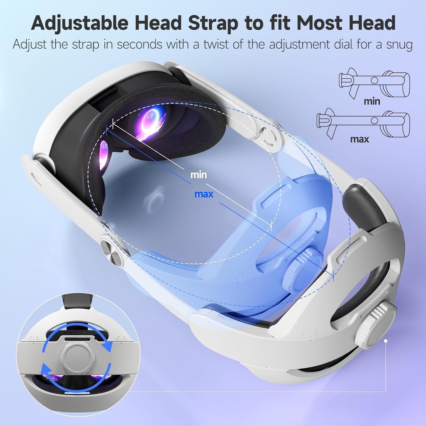 Meta Quest3/3s Head Strap
