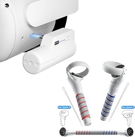 Meta Quest3/Quest3s/Quest2 grip extension